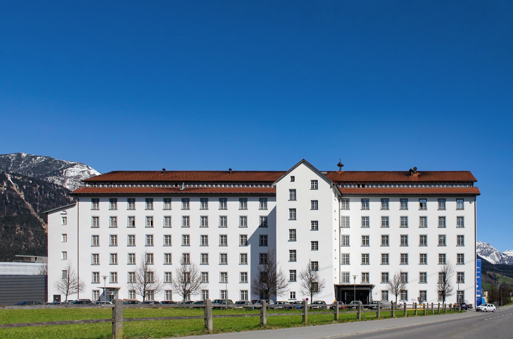 Lünersee Fabrik Bürs – historisches Fabrikgebäude mit Büroflächen zur Miete